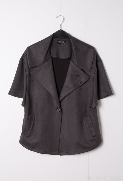 Plus Size Suede jacket