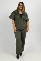 Elegant Plus Size Suede Jacket