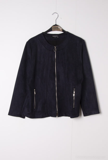 Plus Size Suede jacket