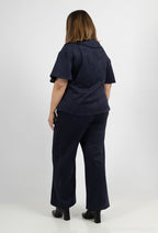 Suede jacket i Stor Storlek