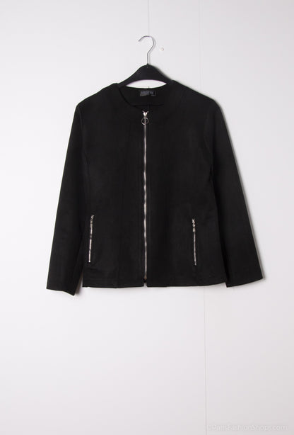 Plus Size Suede jacket