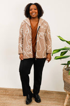 Plus size jacket i Stor Storlek