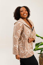 Plus size jacket i Stor Storlek