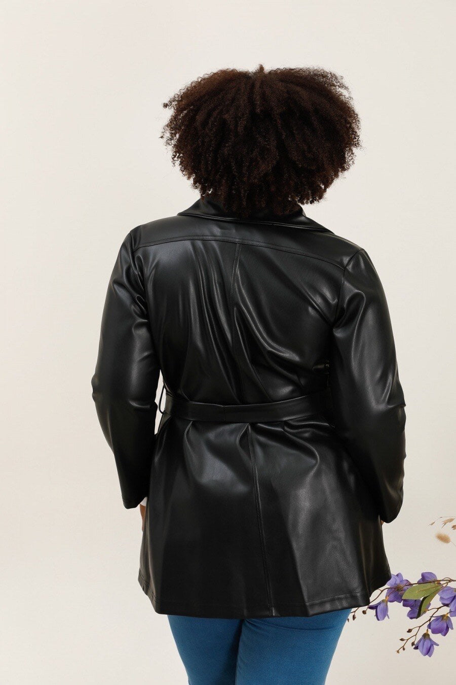 Plus size jacket i Stor Storlek - Trendig och Elegant