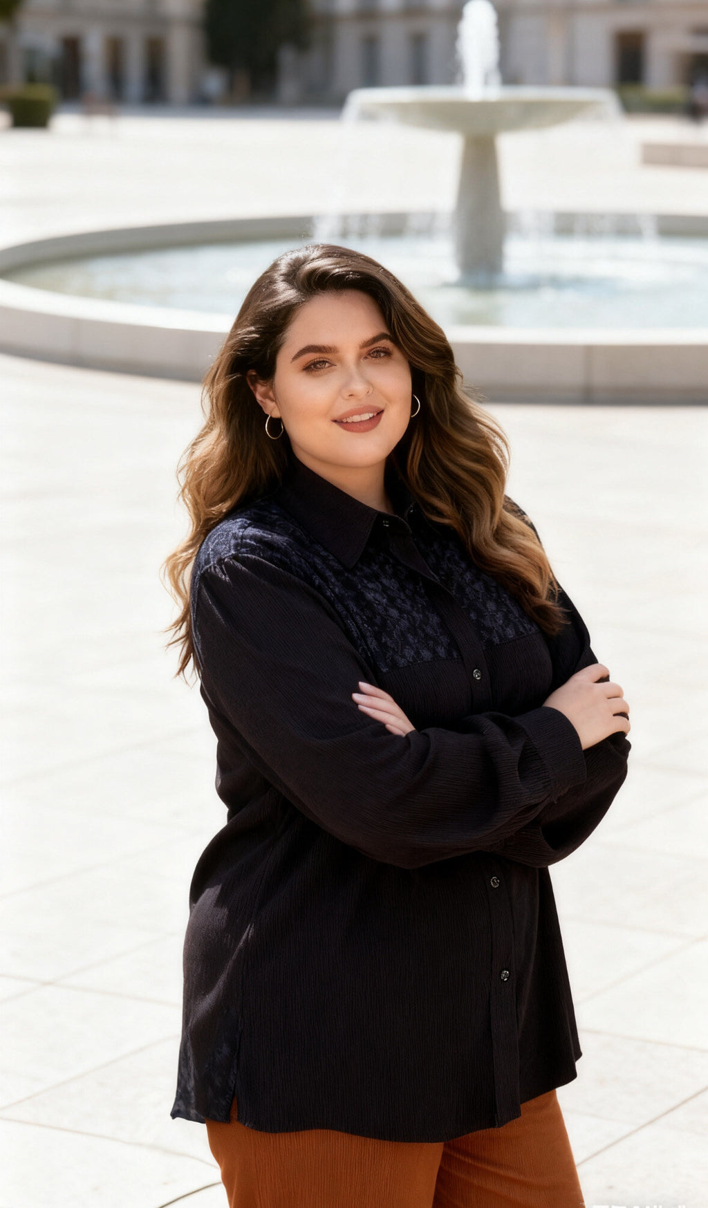 Plus size jacket i Stor Storlek