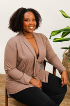 Plus size jacket i Stor Storlek