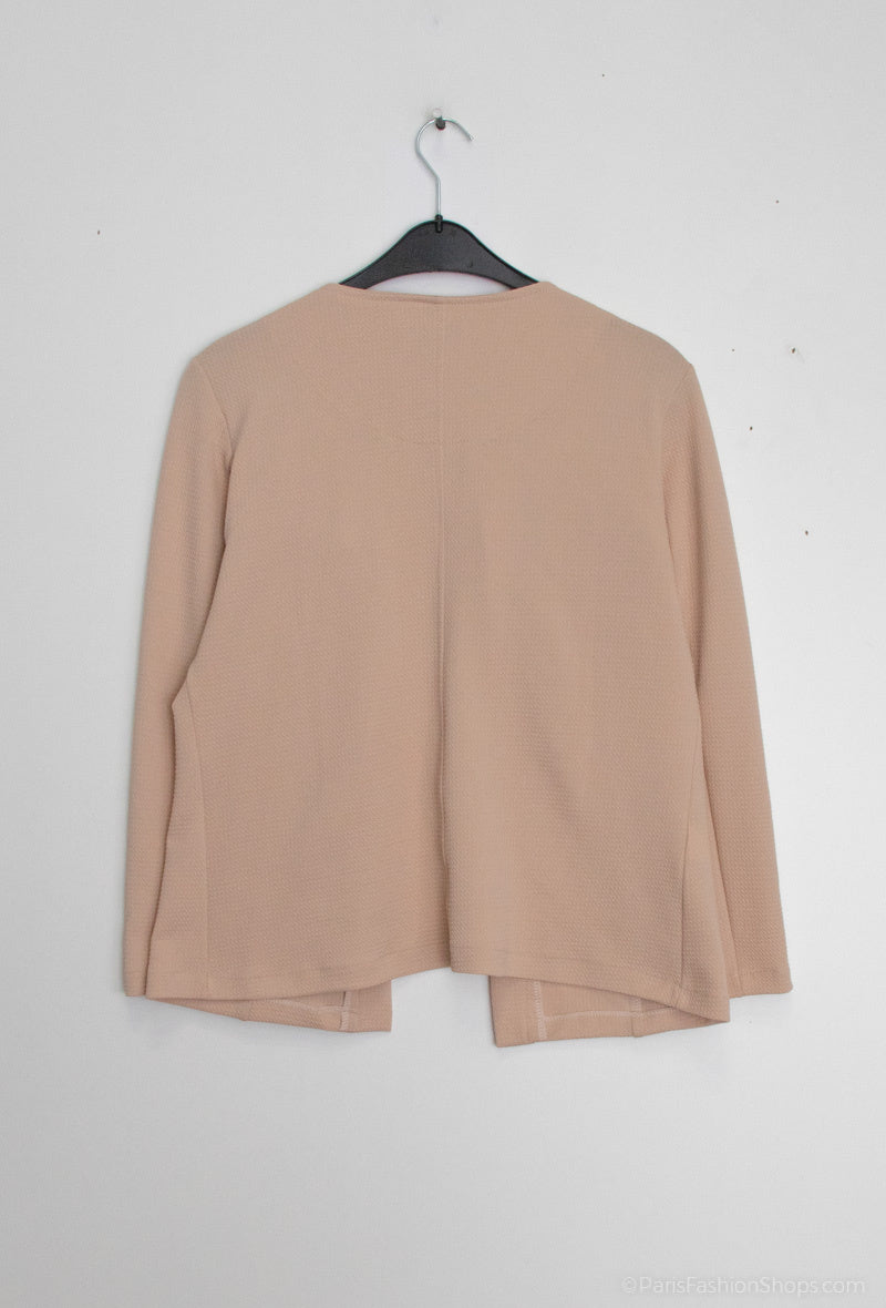 Plus Size Jacka med Knäppning