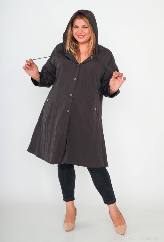 Plus Size Printed Jacket