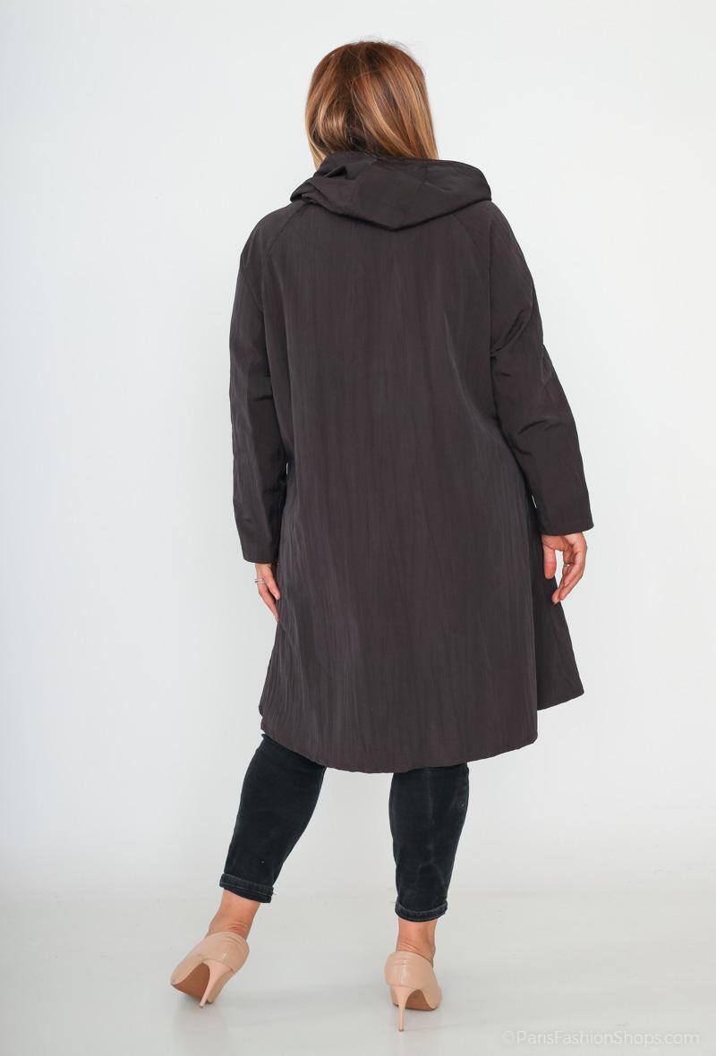 Plus Size Mönstrad Jacka