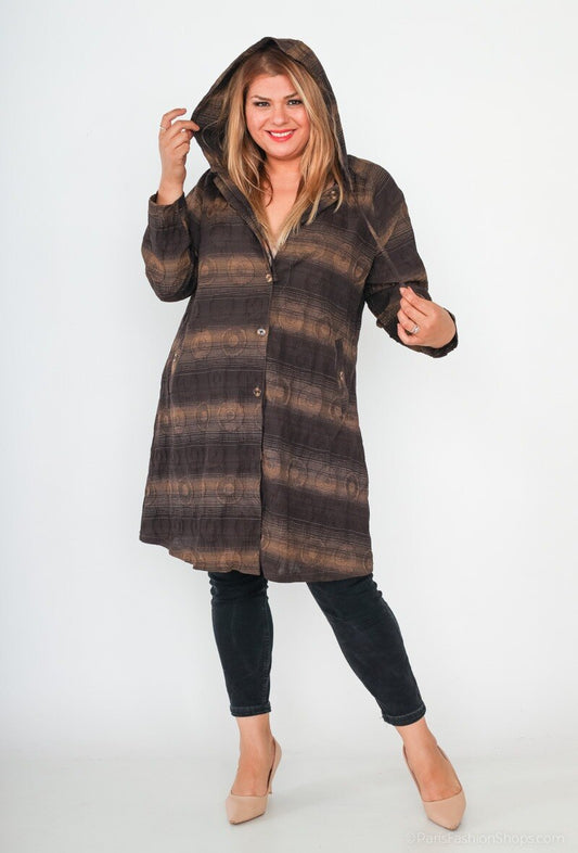 Plus Size Printed jacket