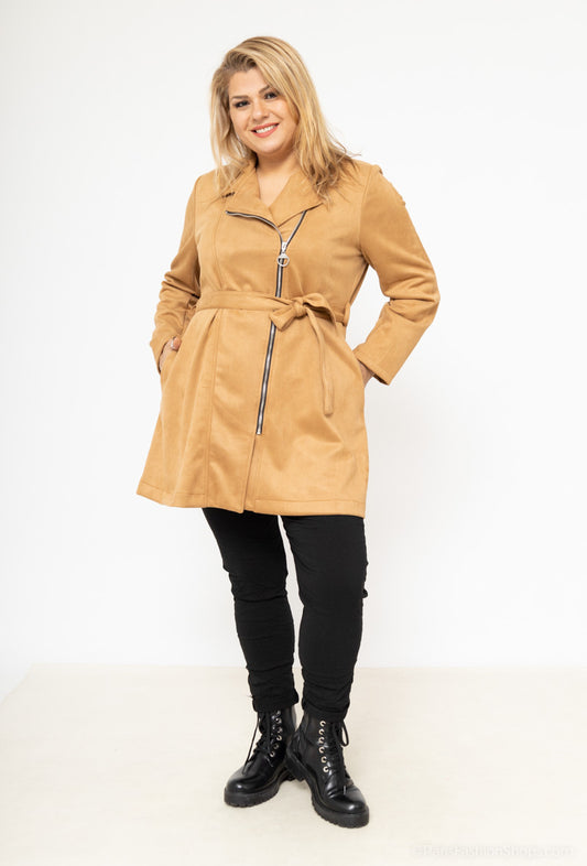 Plus Size Mid-length Jacket