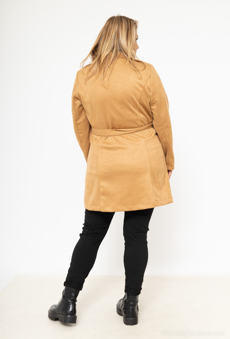 Plus Size Mid-length Jacket