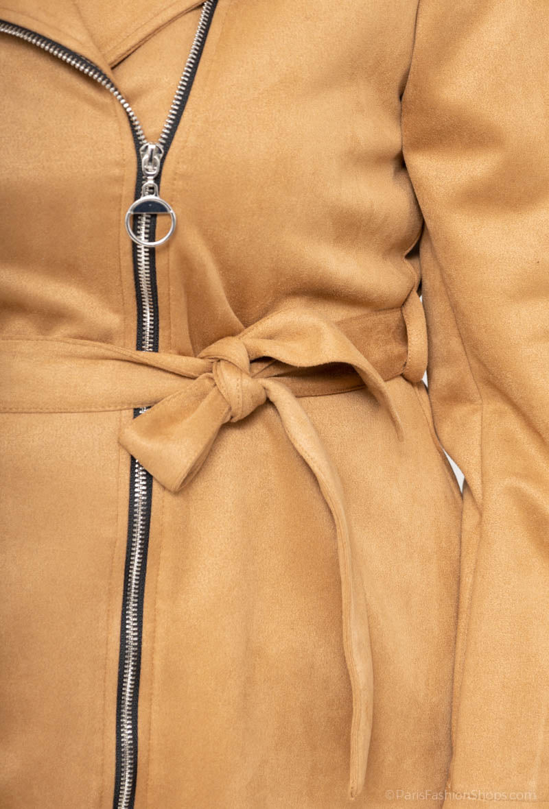 Plus Size Mid-length Jacket