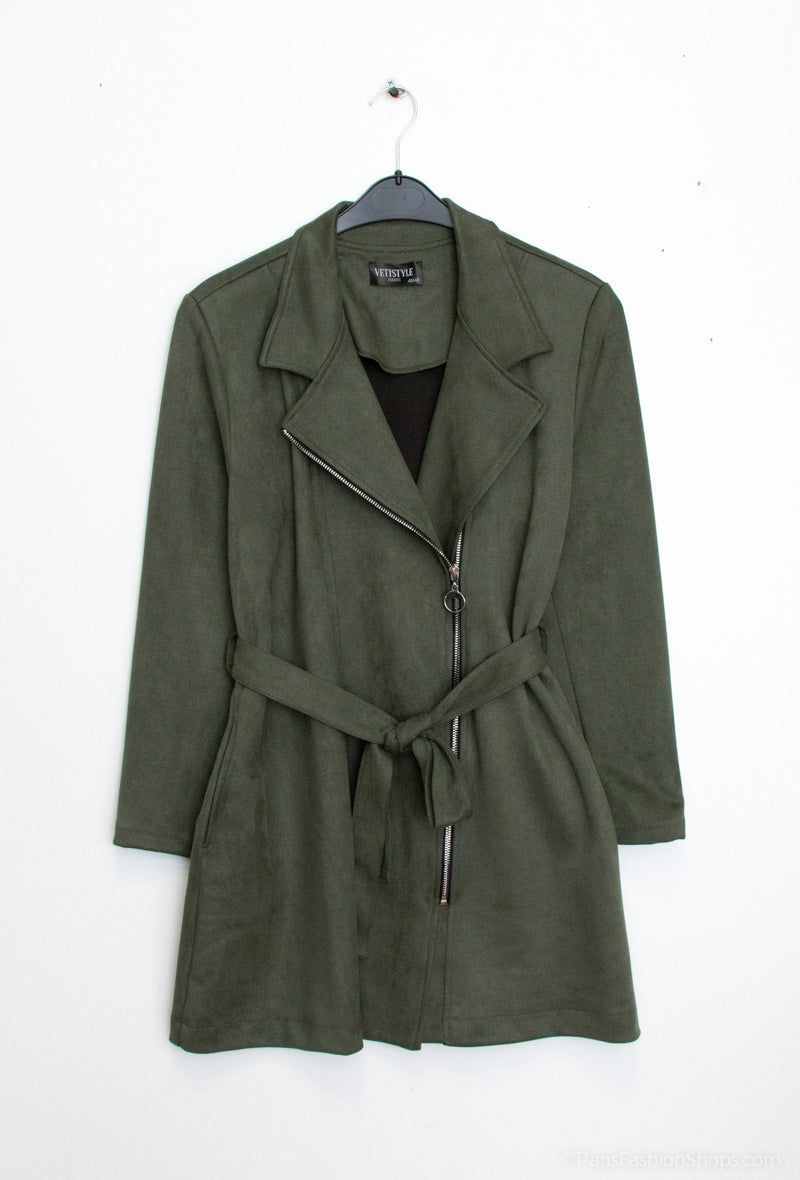 Plus Size Mid-length jacket
