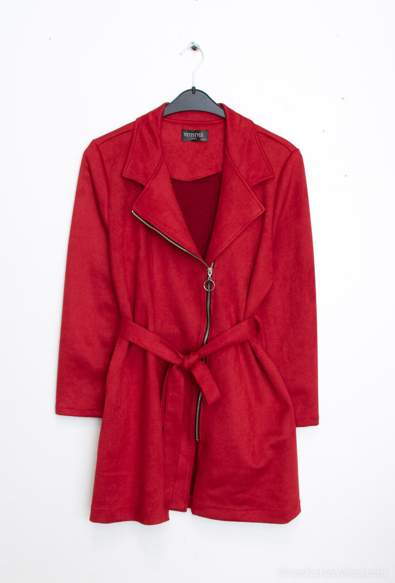 Plus Size Mid-length jacket