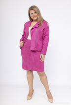 Plus Size Suede jacket