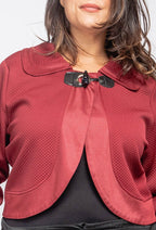 Plus Size Textured Jacket