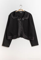 Plus Size Textured Jacket