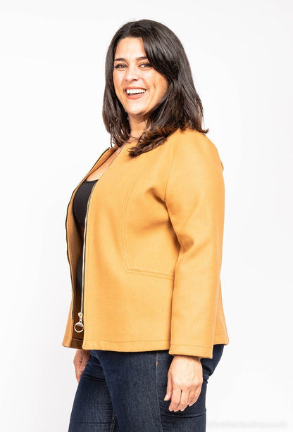 Plus Size Jacket för Stiliga Kvinnor