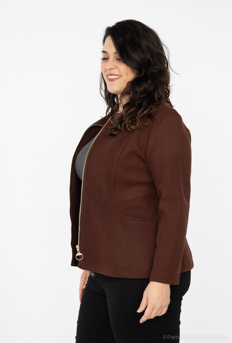 Plus Size Jacket för Stiliga Kvinnor