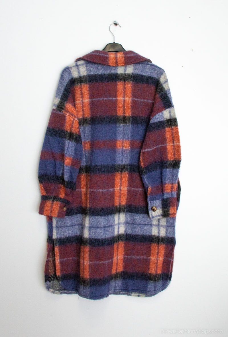 Plus Size Jacka i Ull och Polyester