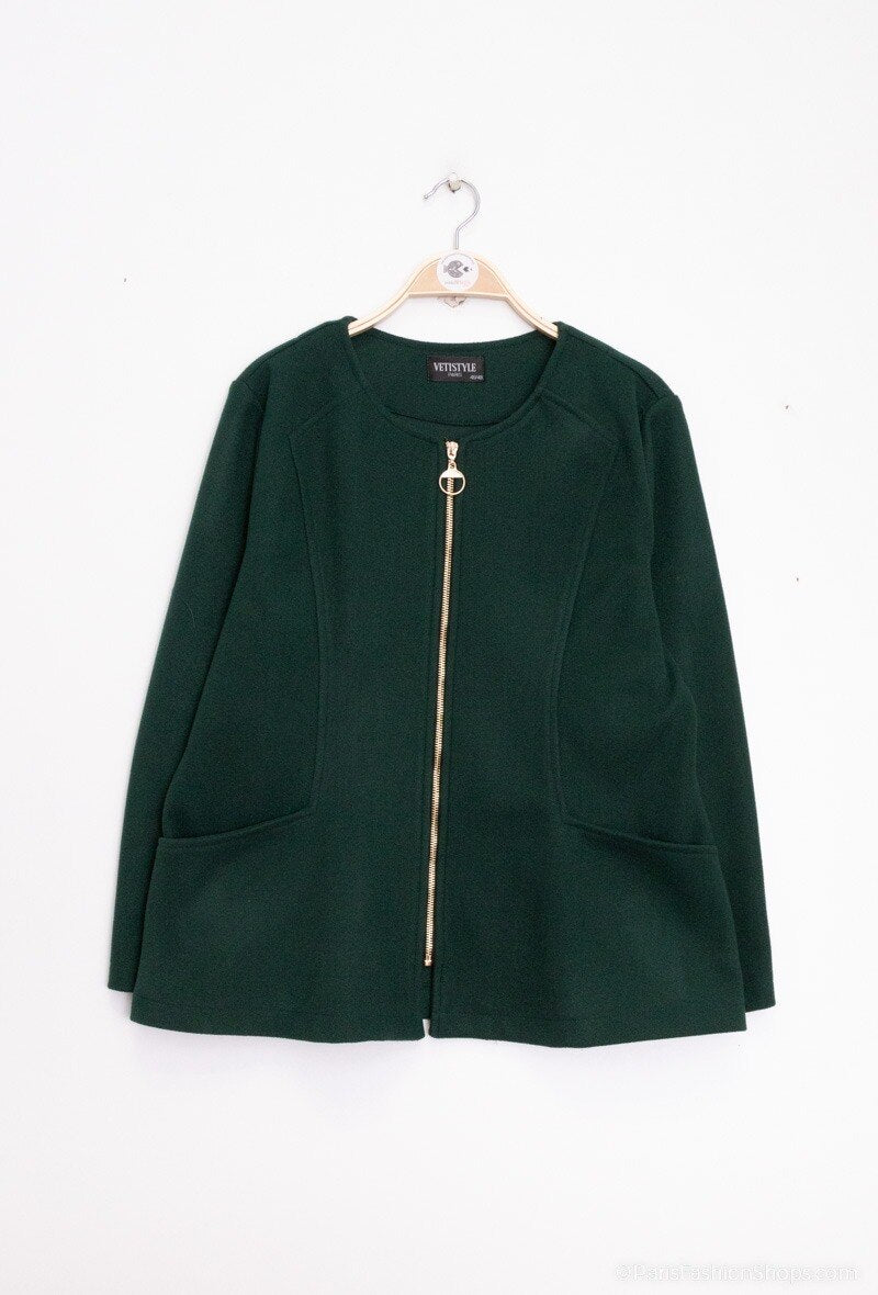 Plus Size Jacket för Stiliga Kvinnor