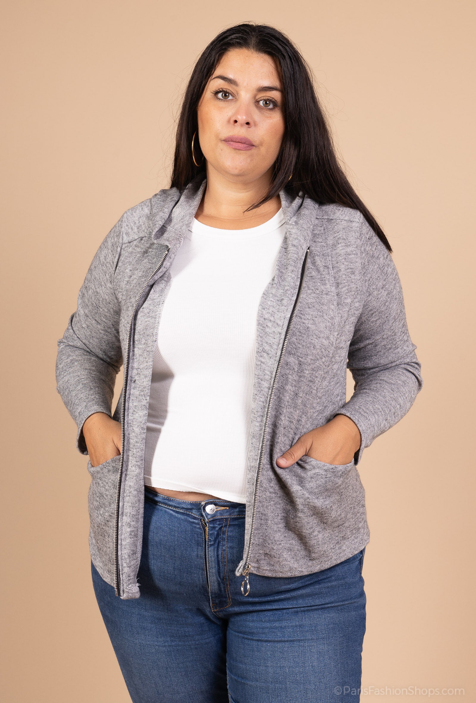 Plus Size Hooded Jackets