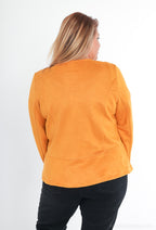 Plus Size Zipped Jackets för Stiliga Kvinnor