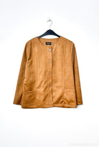 Suede jackets i Stor Storlek