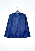 Suede jackets i Stor Storlek