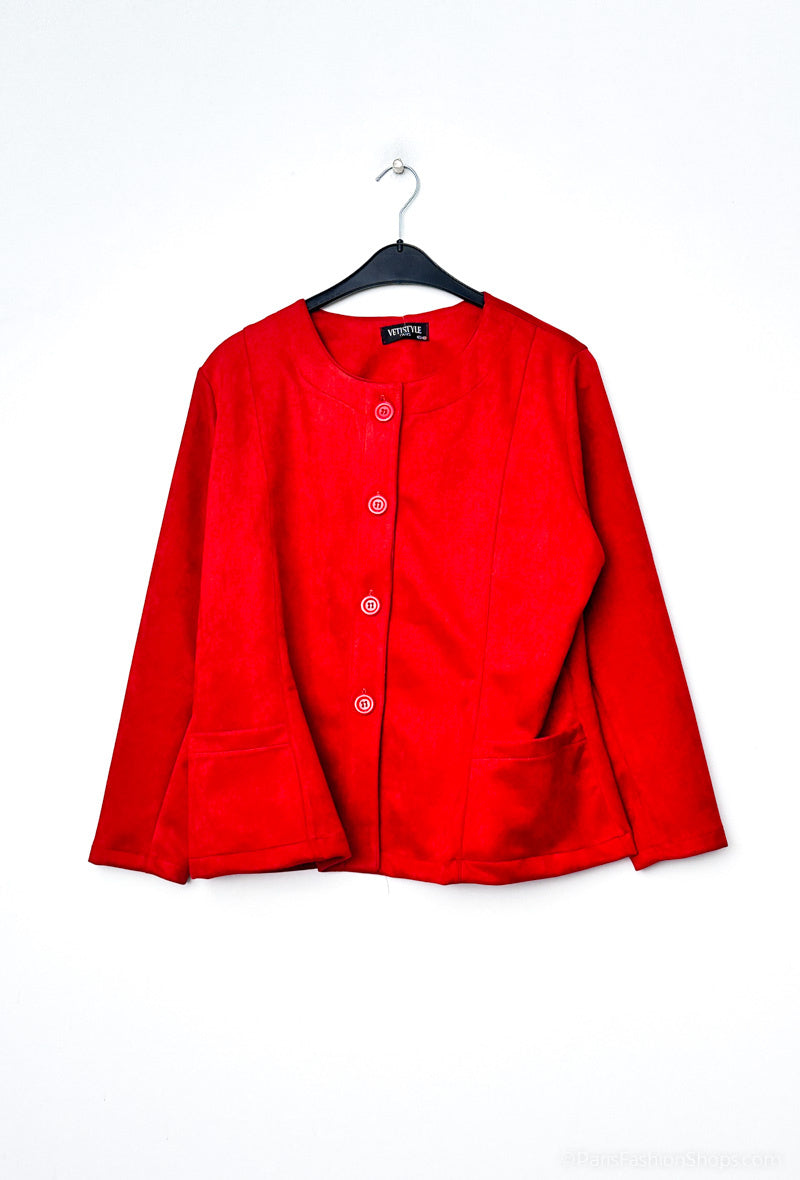Plus Size Suede jackets