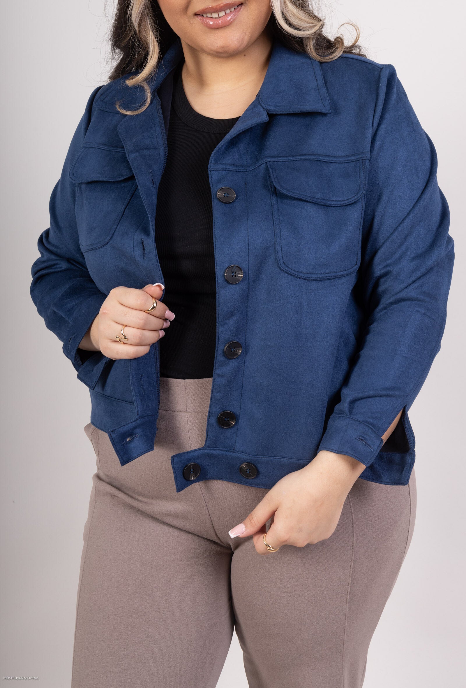 Plus Size suede jackets