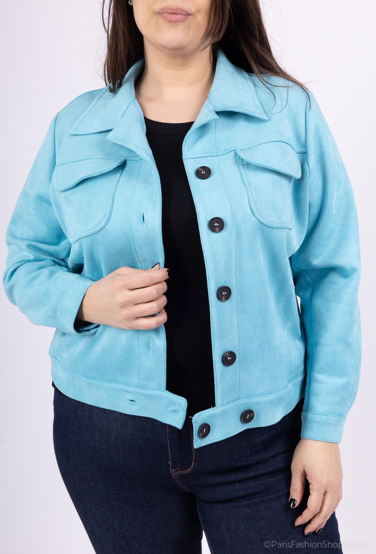 Plus Size suede jackets