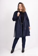 Plus Size Long suede jackets