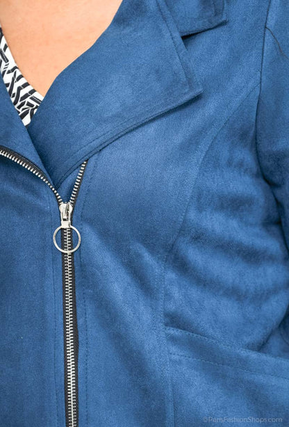 Plus Size Suede Perfecto Jackets