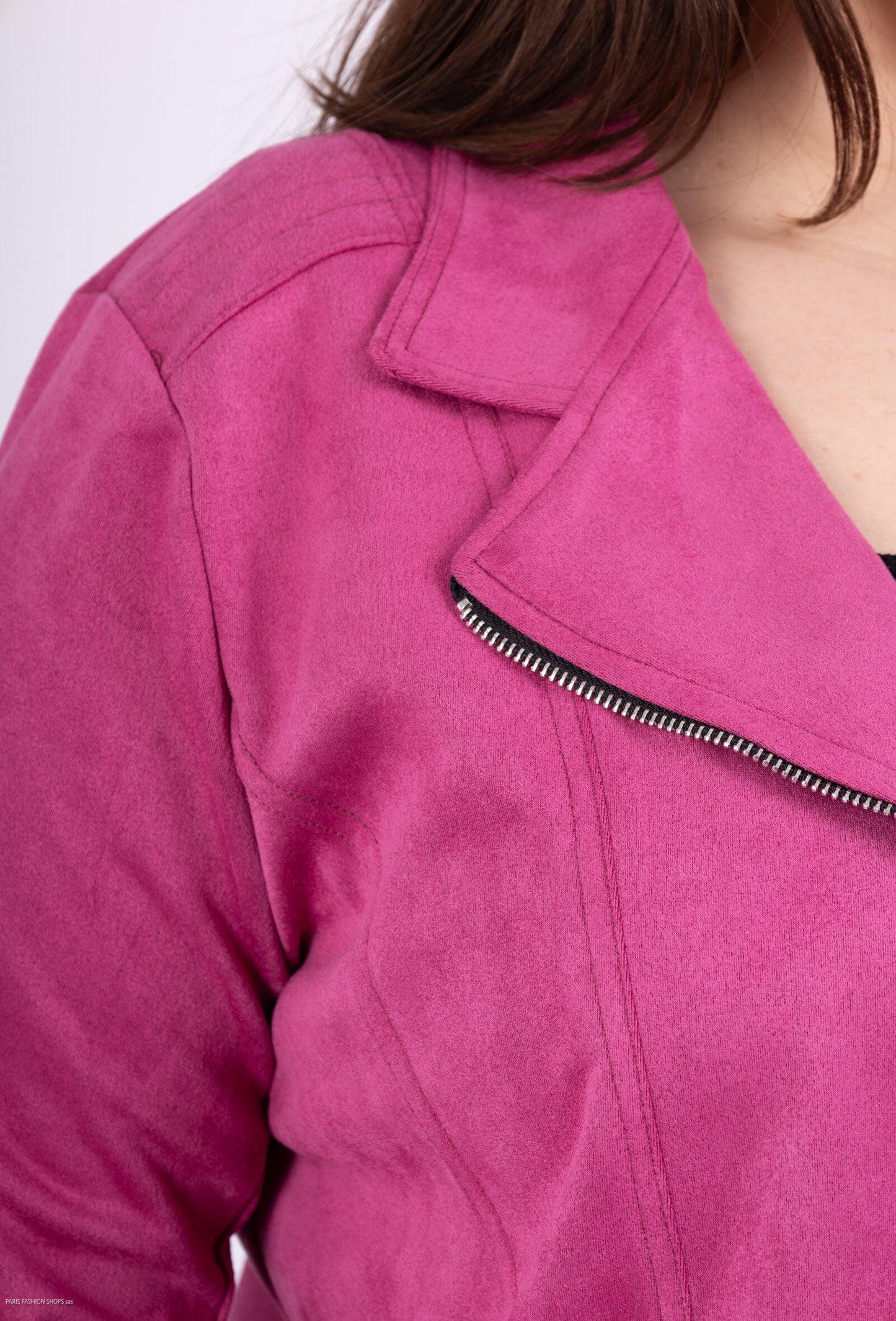 Plus Size Suede Perfecto Jackets