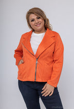 Plus Size Suede perfecto jackets