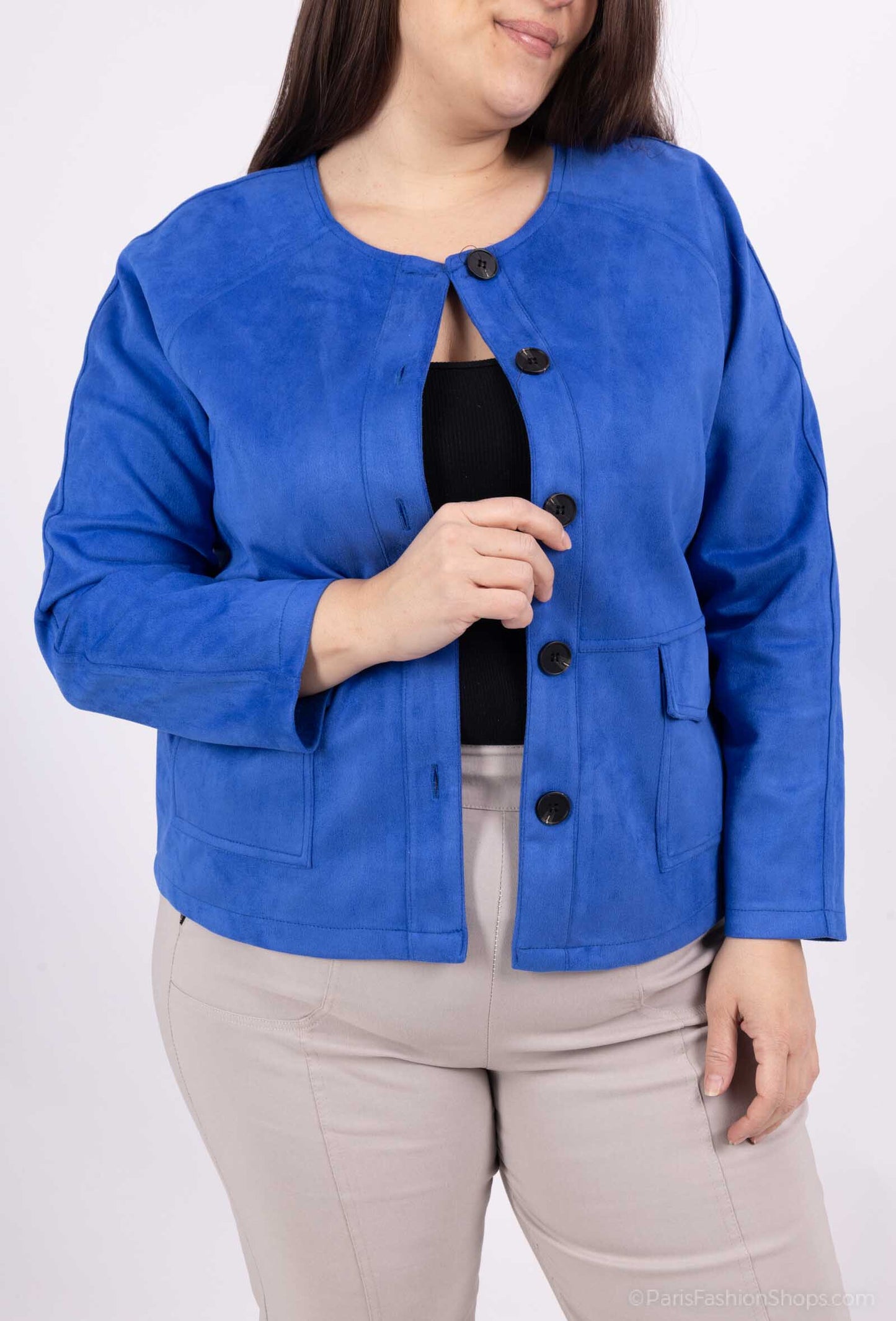 Plus Size suede jackets