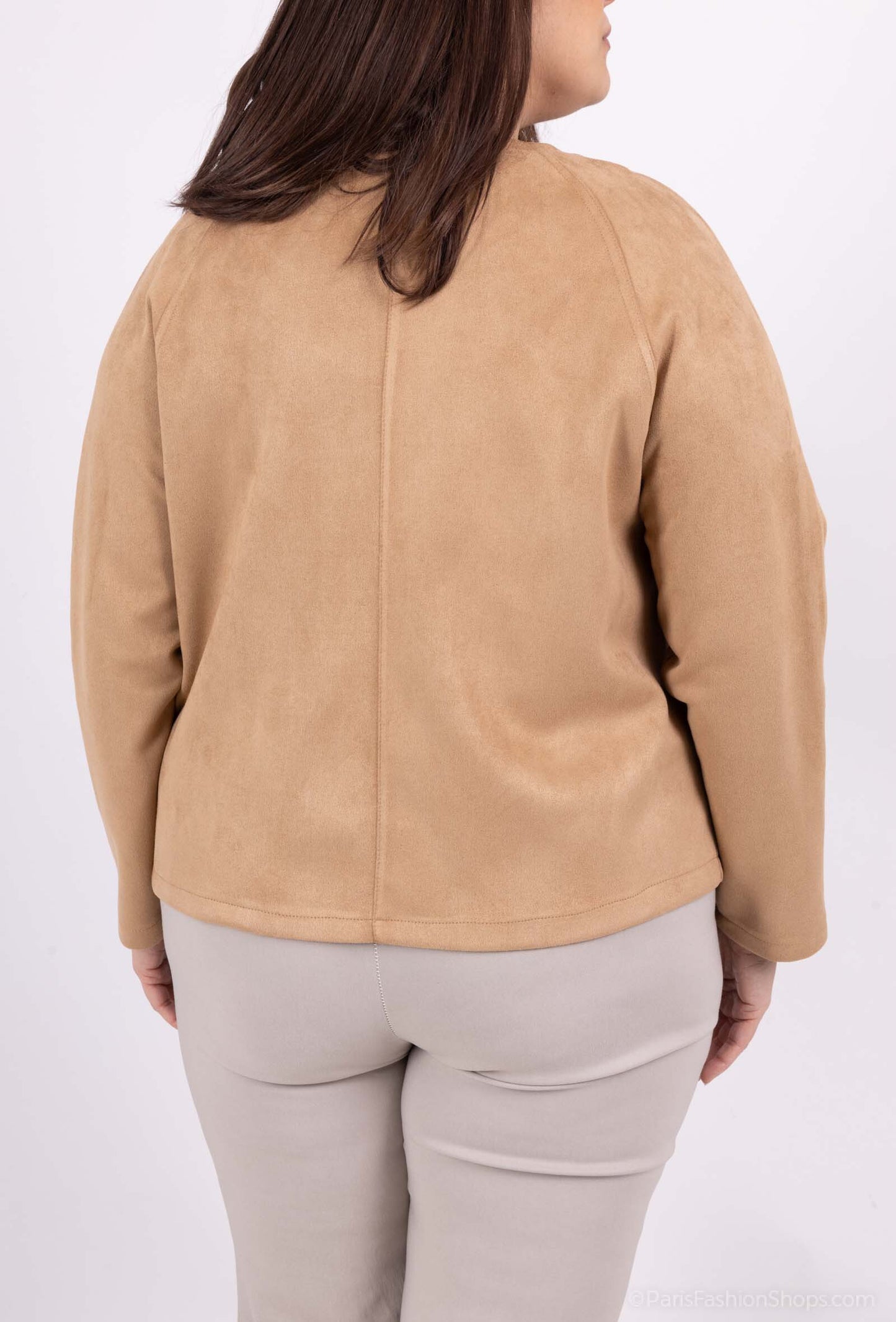 Plus Size Suedejackor