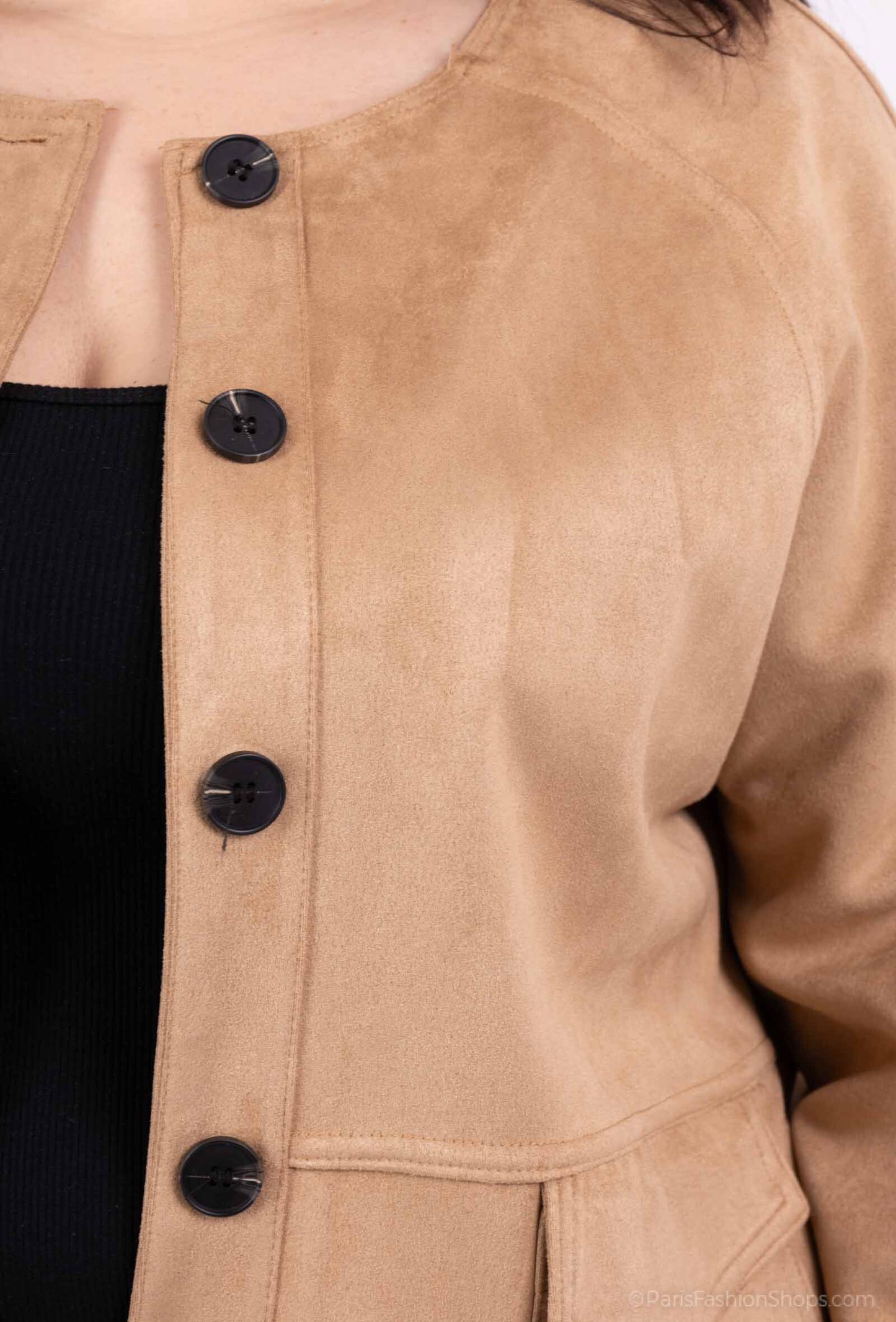 Plus Size Suedejackor