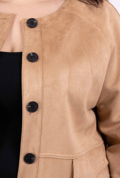 Plus Size Suedejackor