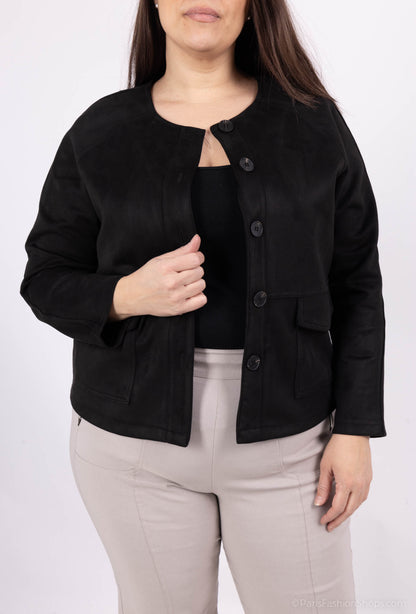 Plus Size suede jackets