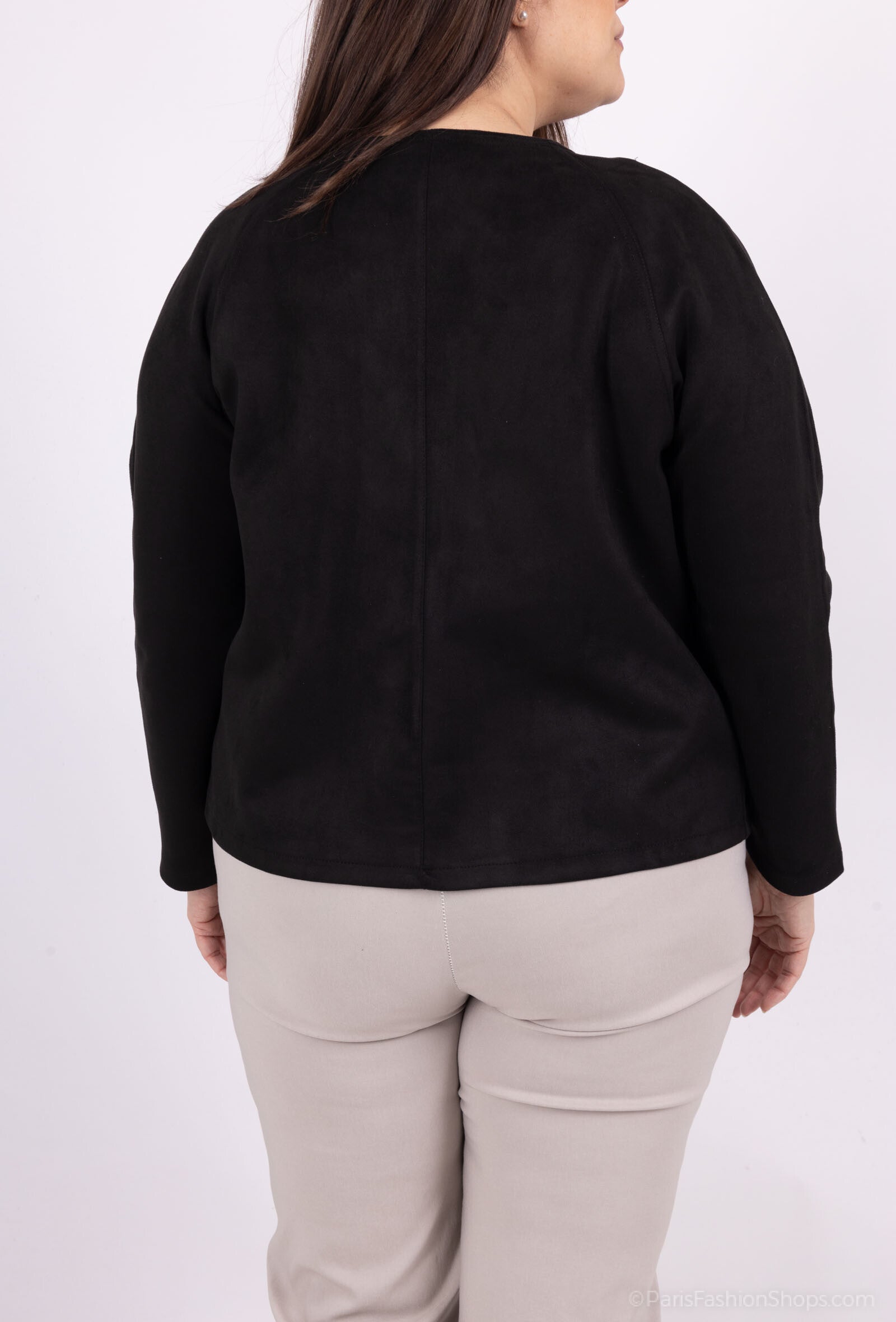 Suede Jackets i Stor Storlek