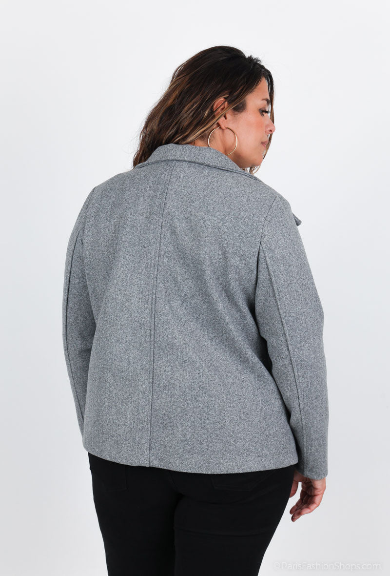 Plus Size Jacka för Kvinnor - Höst/Vinter 2023/2024
