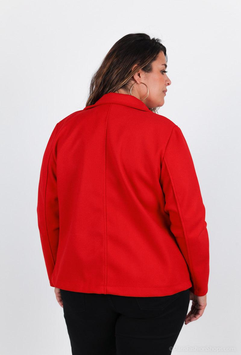 Plus Size Jacka för Kvinnor - Höst/Vinter 2023/2024